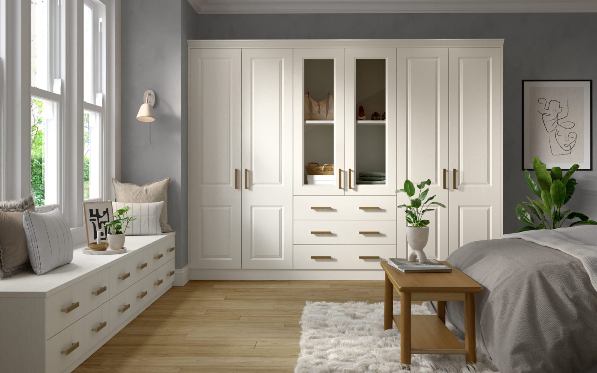 Bella, Harlem Style - Paint Flow Matt White