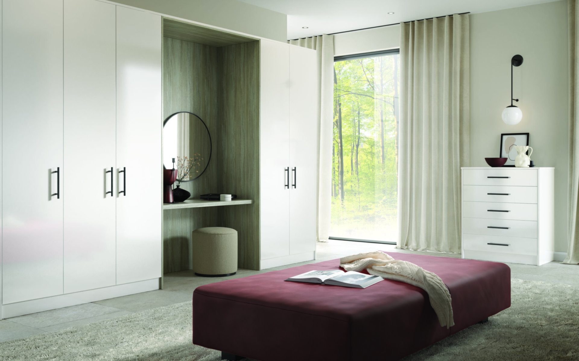 Bella, Venice Style - High Gloss White